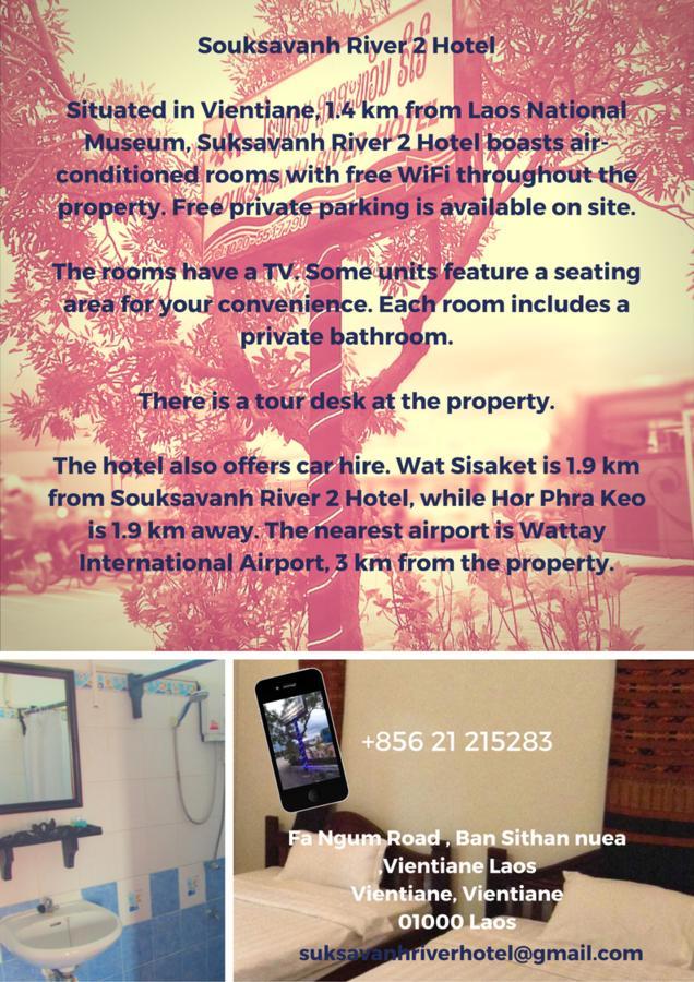 Suksavanh River 2 Hotel Ban Nongdouang Exterior foto